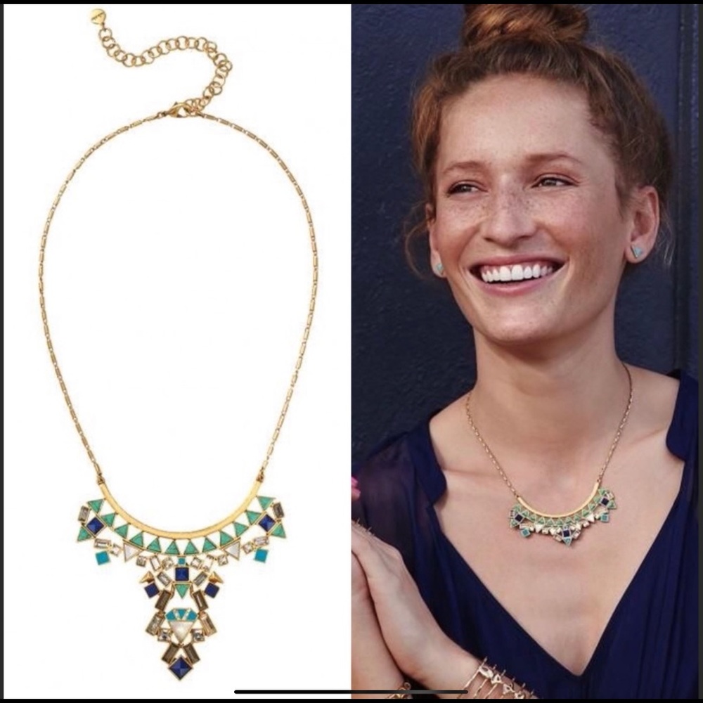 Stella Dot Stone Tile Necklace